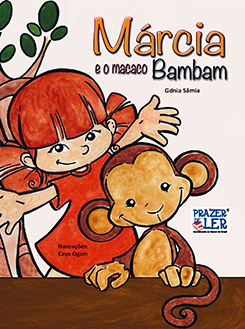Márcia  e o macaco Bambam